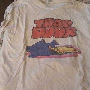 The Trap Door White Graphic Tee